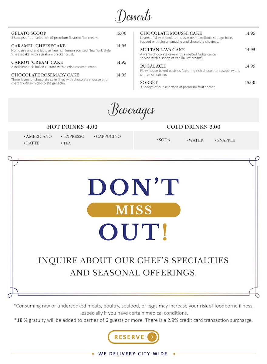 Mr. Broadway Menu - Image 3